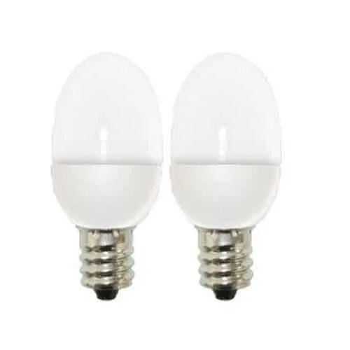 GE 13887 Night Light Bulb with Candelabra Base, Clear,2/CD Must Have