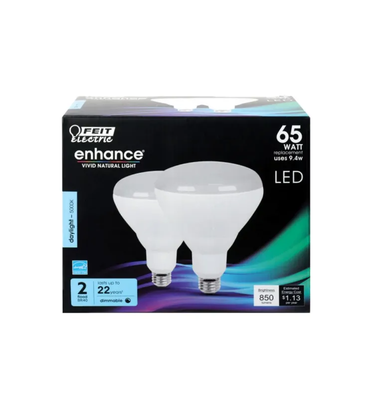Feit Electric BR40DM/950CA/2 Dimmable LED Light Bulb, Daylight, 9.4 W Low Price