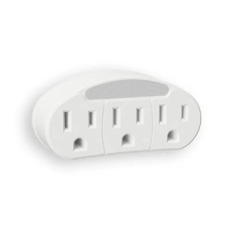 Fan Favorite Amerelle NL-OTAD-W Automatic Night Light With Outlets, White