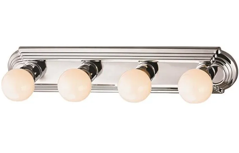 Boston Harbor 046044-CHROME Bathroom Lightbar, Polished Chrome Budget
