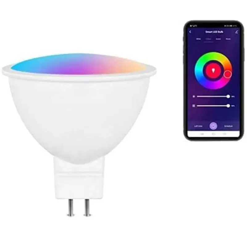 Super Sale MR16 5W LED Smart Bulb | Wifi, Tuya, Smart Home, Alexa and Google Assistant - GU 5.3 / 5 Watts / 1