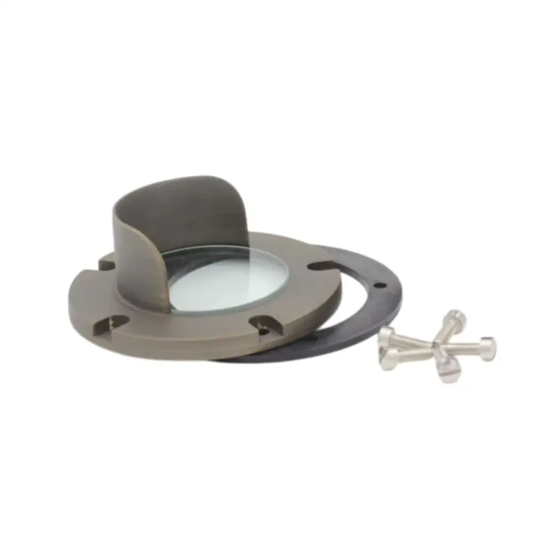 Limited Offer Solid Brass MR16 In-Ground Well Outdoor Light Covers - Hood
