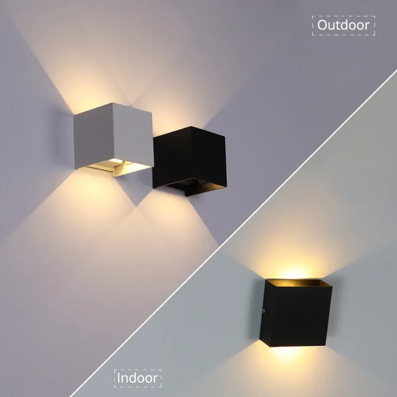 Best Price 6W/10W LED Wall Light Outdoor Waterproof IP65 Porch Garden Wall Lamp & Indoor Bedroom Bedside Decoration Lighting Lamp Aluminum